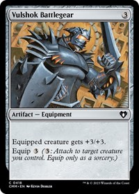 Vulshok Battlegear, Commander Masters