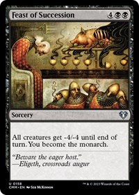 Feast of Succession, Commander Masters