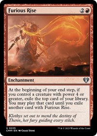Furious Rise, Commander Masters