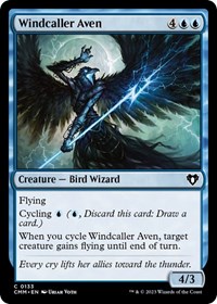 Windcaller Aven, Commander Masters