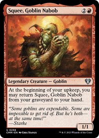 Squee, Goblin Nabob, Commander Masters