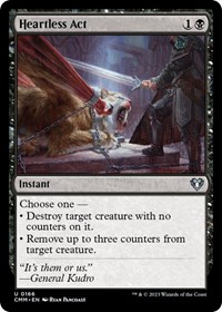 Heartless Act, Commander Masters