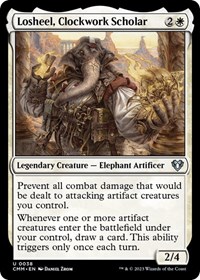 Losheel, Clockwork Scholar, Commander Masters