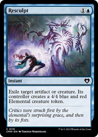 Resculpt, Commander Masters