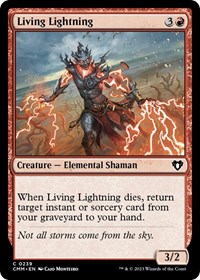 Living Lightning, Commander Masters