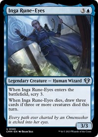 Inga Rune-Eyes, Commander Masters