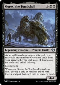 Gorex, the Tombshell, Commander Masters