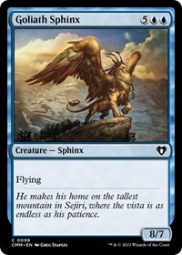 Goliath Sphinx, Commander Masters