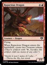 Rapacious Dragon, Commander Masters