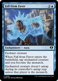 Fall from Favor, Commander Masters