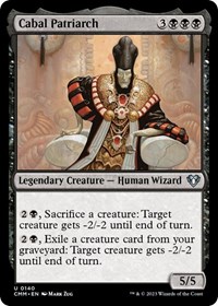 Cabal Patriarch, Commander Masters