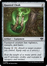 Haunted Cloak, Commander Masters