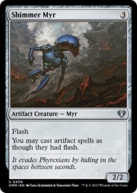 Shimmer Myr, Commander Masters