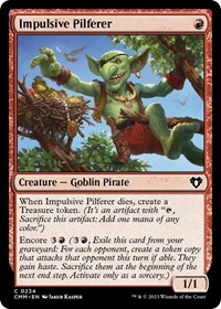 Impulsive Pilferer, Commander Masters