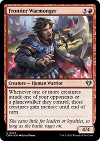 Frontier Warmonger, Commander Masters