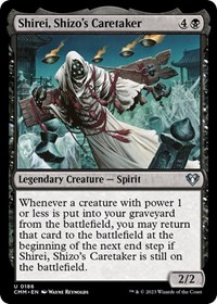 Shirei, Shizo's Caretaker, Commander Masters