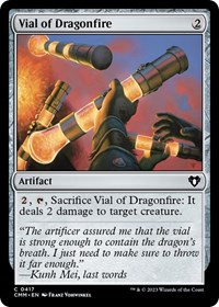 Vial of Dragonfire, Commander Masters
