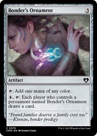 Bonder's Ornament, Commander Masters