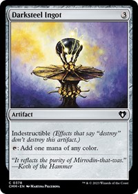 Darksteel Ingot, Commander Masters