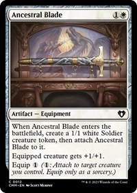 Ancestral Blade, Commander Masters