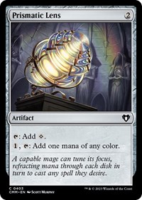 Prismatic Lens, Commander Masters