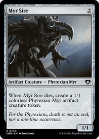 Myr Sire, Commander Masters