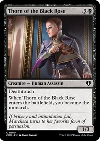 Thorn of the Black Rose, Commander Masters