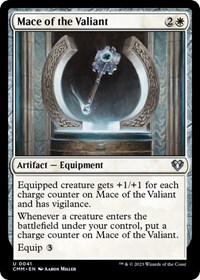 Mace of the Valiant, Commander Masters