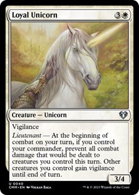 Loyal Unicorn, Commander Masters