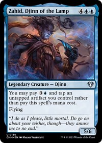 Zahid, Djinn of the Lamp, Commander Masters