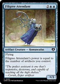 Filigree Attendant, Commander Masters