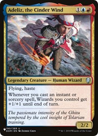 Adeliz, the Cinder Wind, The List Reprints