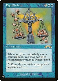 Equilibrium, The List Reprints