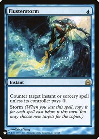 Flusterstorm, The List Reprints
