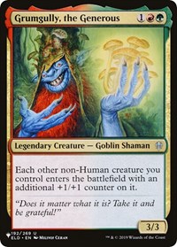 Grumgully, the Generous, The List Reprints