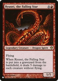 Ryusei, the Falling Star, The List Reprints