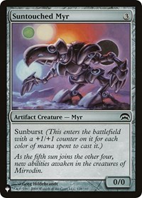 Suntouched Myr, The List Reprints