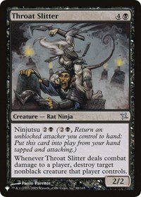 Throat Slitter, The List Reprints