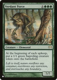 Verdant Force, The List Reprints