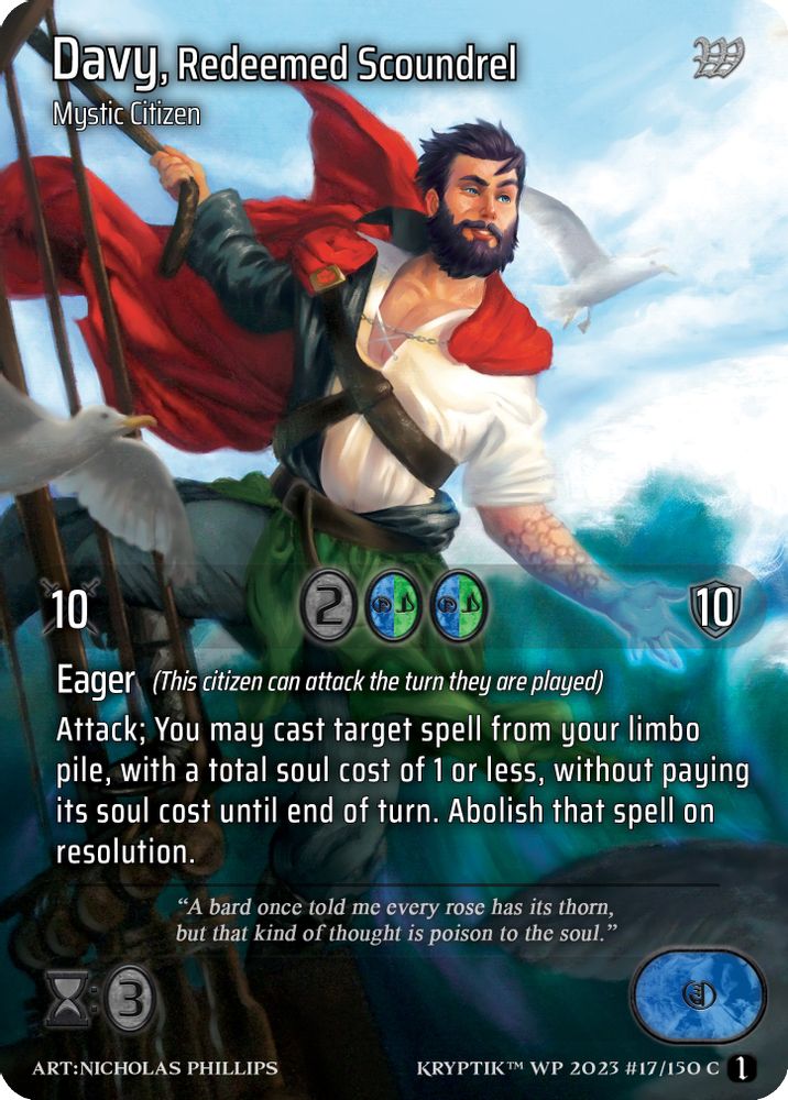 Davy, Redeemed Scoundrel, Standard, front