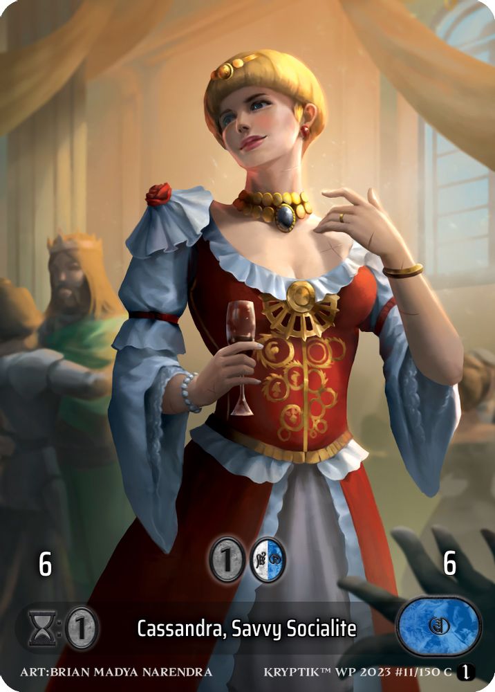 Cassandra, Savvy Socialite (Box Topper), Standard, front