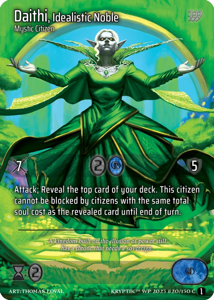Daithi, Idealistic Noble, Standard, front
