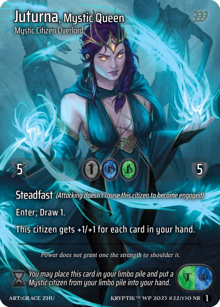 Juturna, Mystic Queen, Foil, front