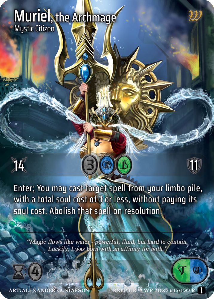 Muriel, the Archmage, Standard, front