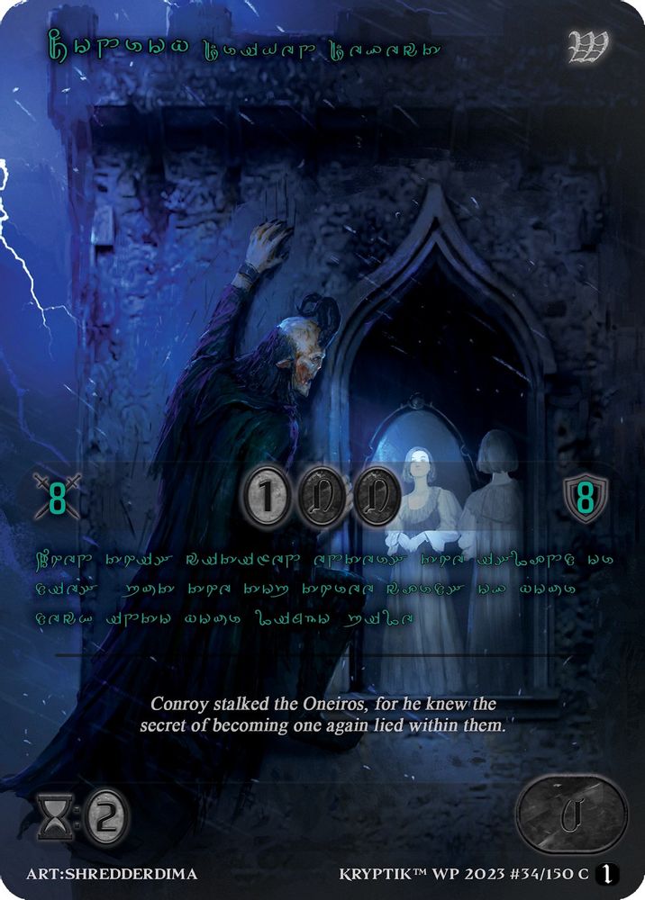 Conroy, Driven Defect (Green Kryptik Language), Standard, front
