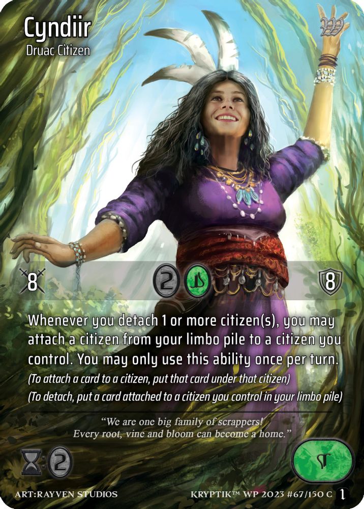 Cyndiir, Standard, front