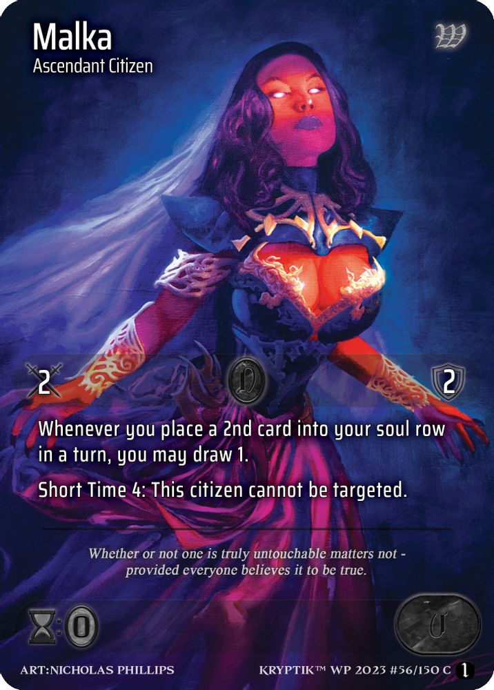 Malka, Standard, front