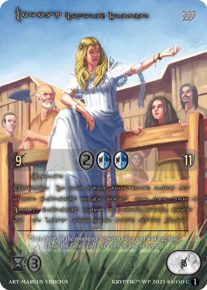 Mokosh, Honored Dreamer (Gold Kryptik Language), Standard, front