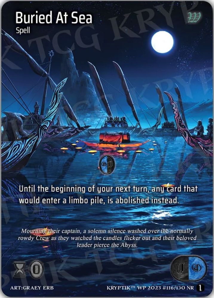 Buried At Sea, Standard, front