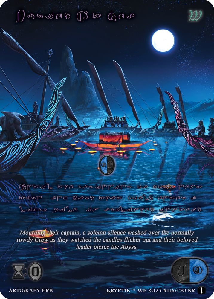Buried At Sea (Purple Kryptik Language), Standard, front